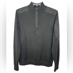 Vineyard Vines Men’s Merino Wool Grant Performance 1/4 Zip Pullover - Small